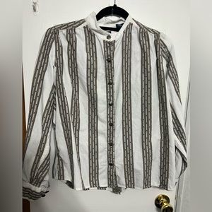 Panhandle slim metal button shirt